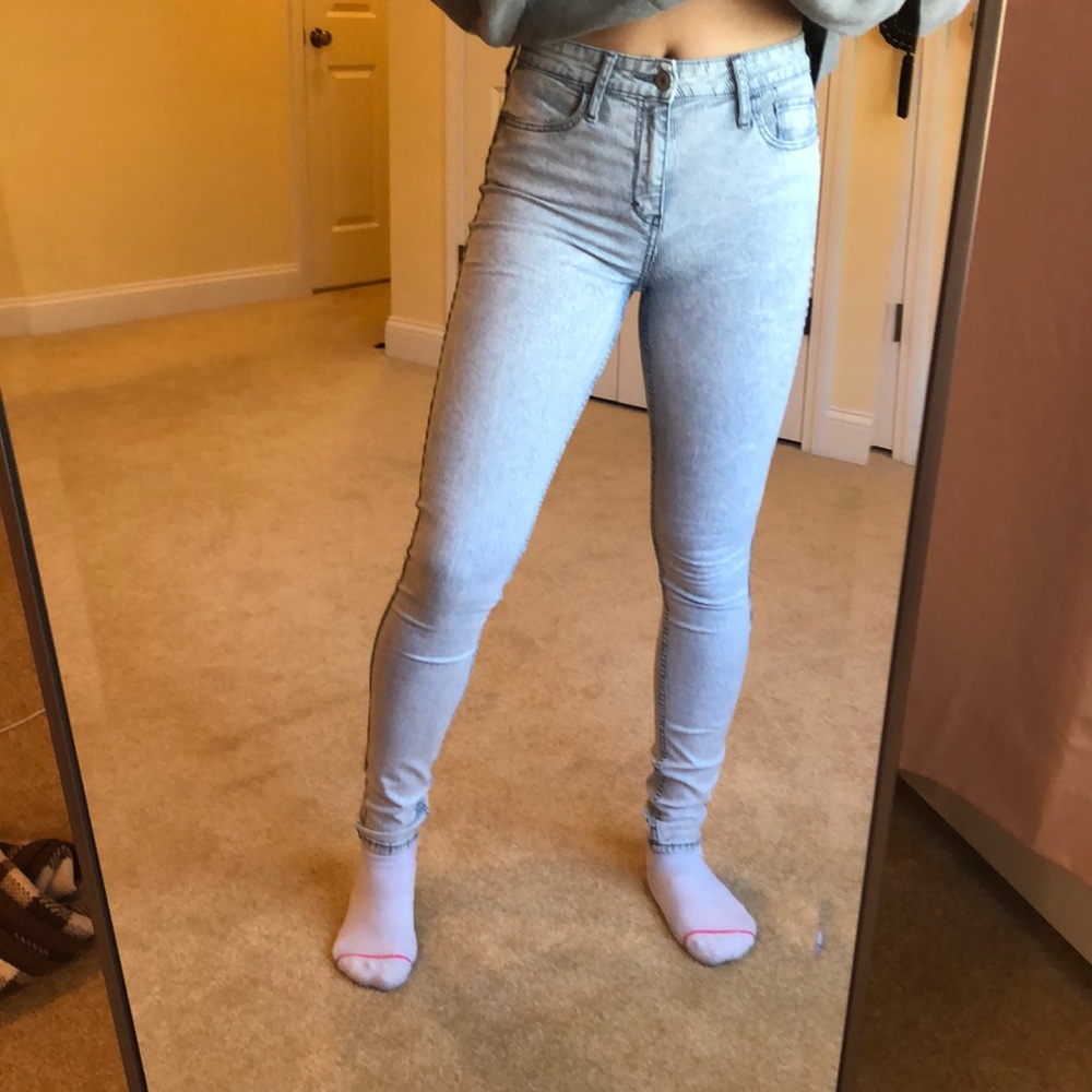 Abercrombie jeans high waisted